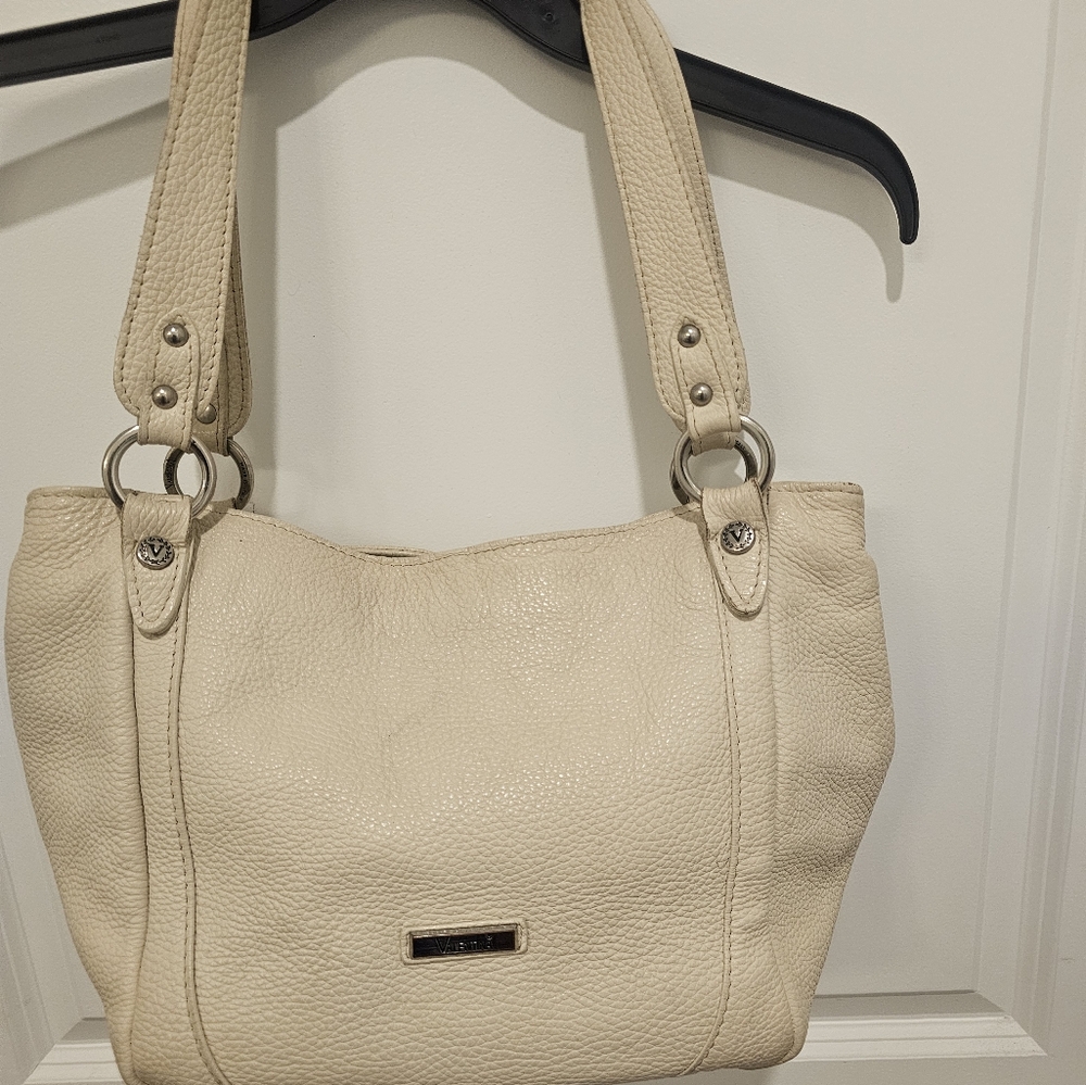 Valentina Elegant Cream Shoulder Bag